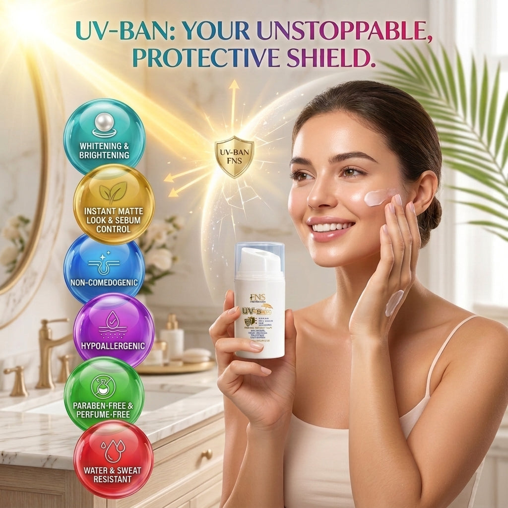 UV Ban Sebum Control Sunblock SPF 60 PA+++ | Matte Finish Sunscreen for All Skin Types