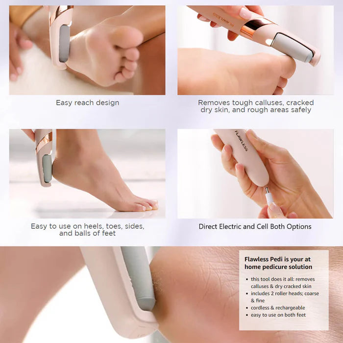 Rechargeable Electric Pedi Foot Filer – Callus Remover for Soft & Smooth Feet